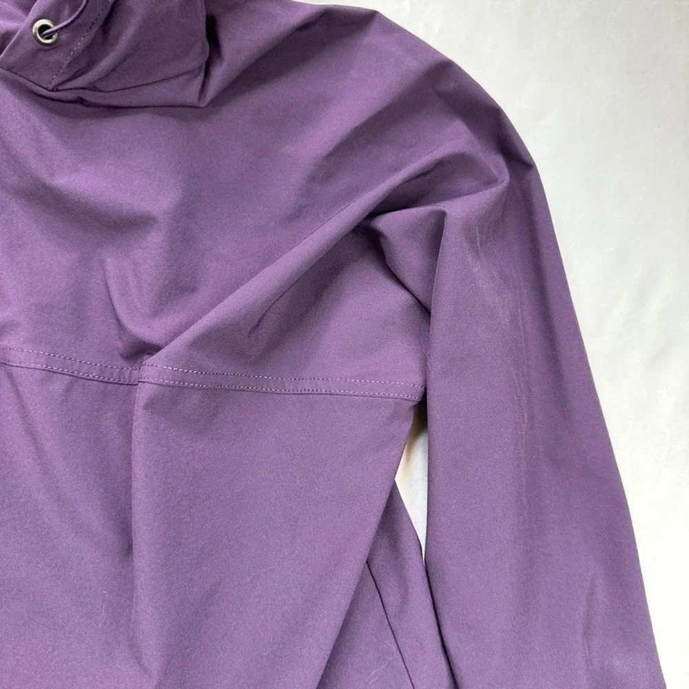 Sweaty Betty London Purple Hooded Lightweight Jacket Size S‎ Thumbholes